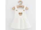 Kojenecká laclová sukýnka New Baby Luxury clothing Laura bílá Bílá 92 (18-24m)