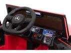 Mercedes AMG G63 pro děti Červený + dálkové ovládání + MP3 LED + pomalý start + EVA + pásy